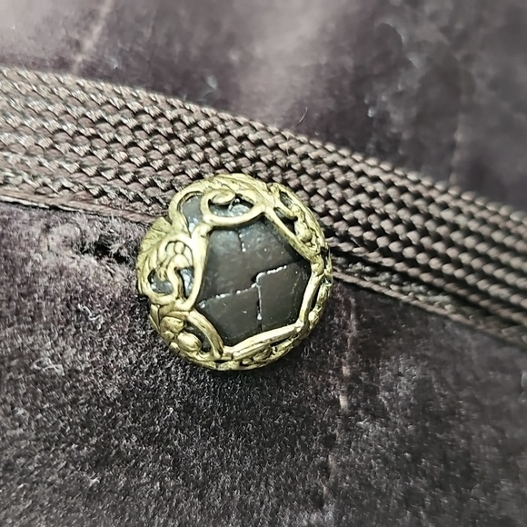 Dana Buchman Brown Velour Top Button Up Jacket Size Medium - Picture 7 of 11